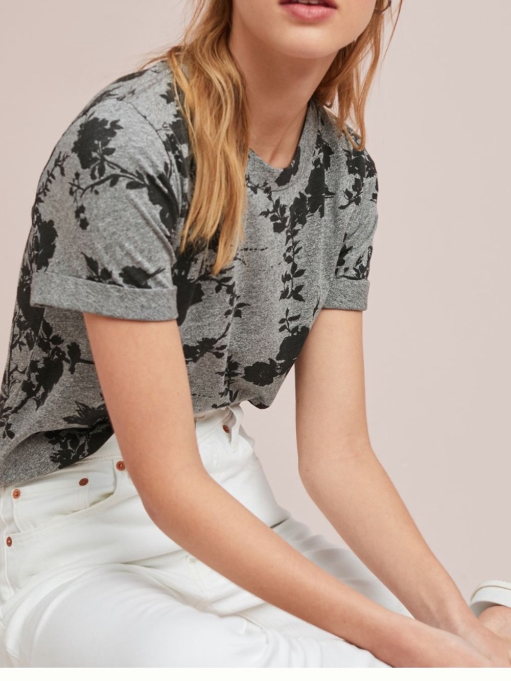 Sol Angeles x Anthropologie Zen Floral Tee